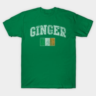 Ginger Irish Flag Ireland St Patricks Day T-Shirt